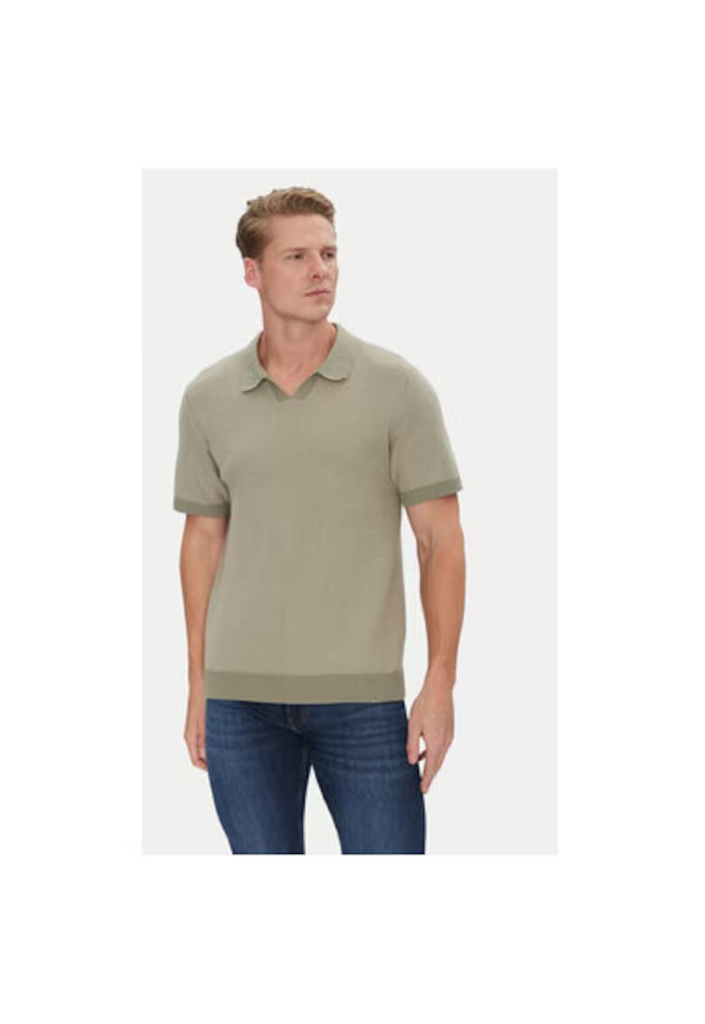 Jack  Jones Tricou polo barbati Jack Jones - 12273012 - Bumbac - Verde - Verde