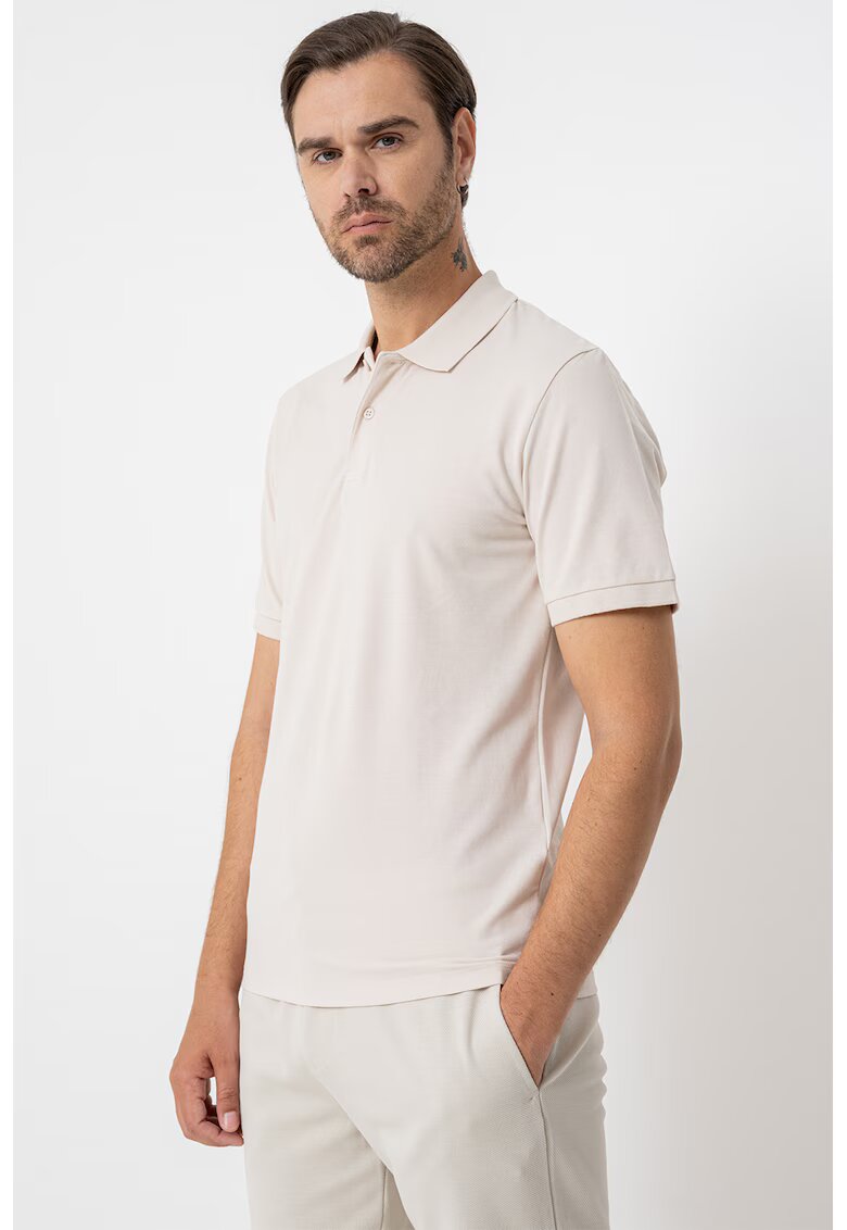 Jack  Jones Tricou polo Kane - Bej deschis