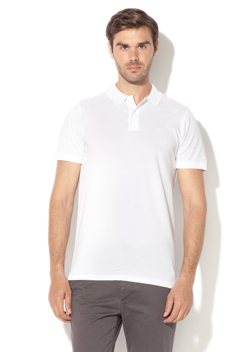 Jack  Jones Tricou polo slim fit - Alb