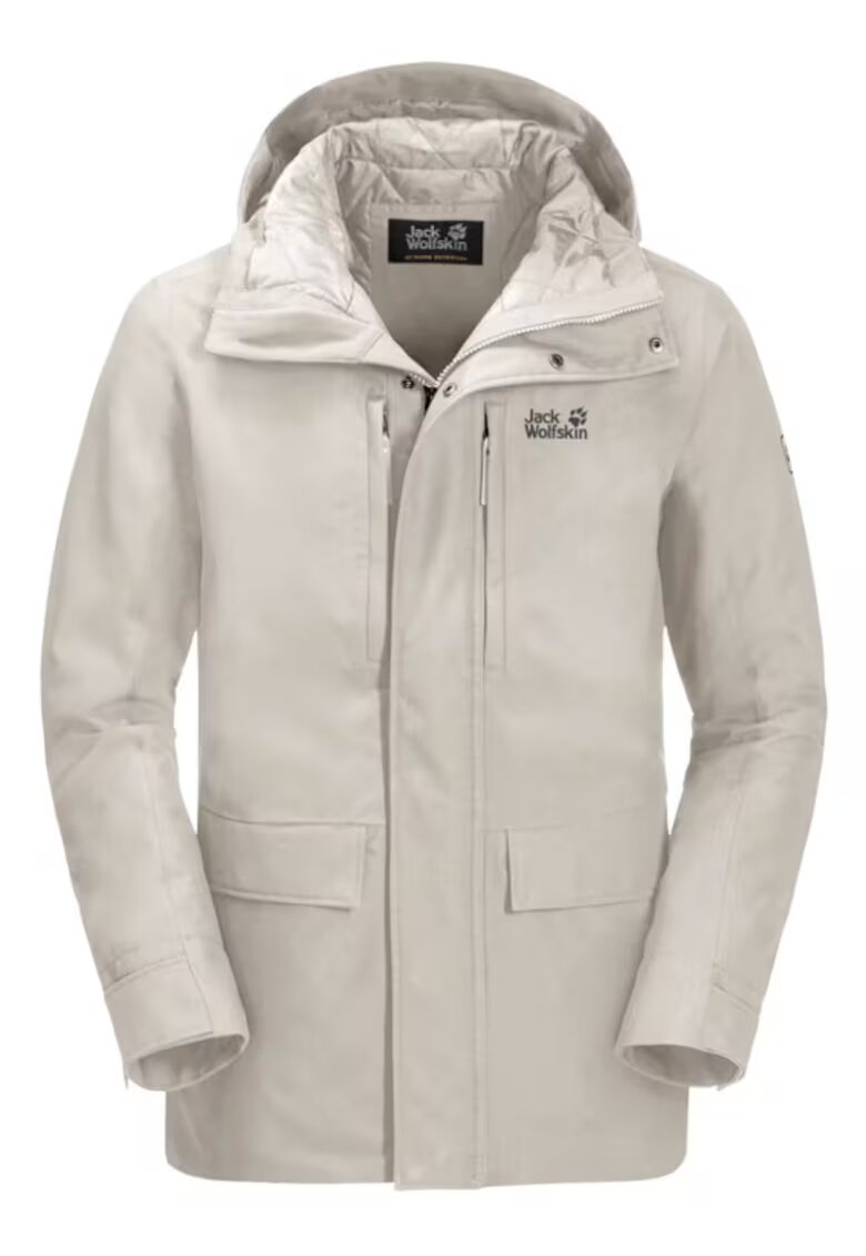 Jack Wolfskin alb - poliester - barbati - Alb
