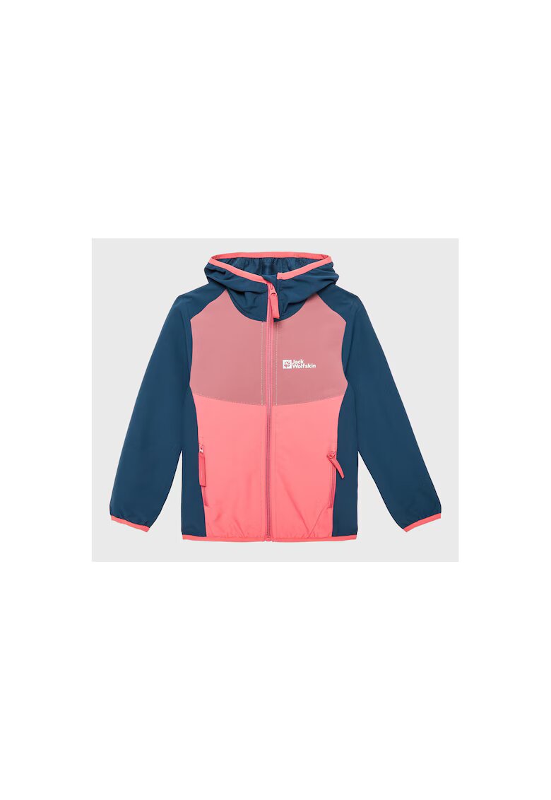 Jack Wolfskin Bluza copii - Poliester - Roz