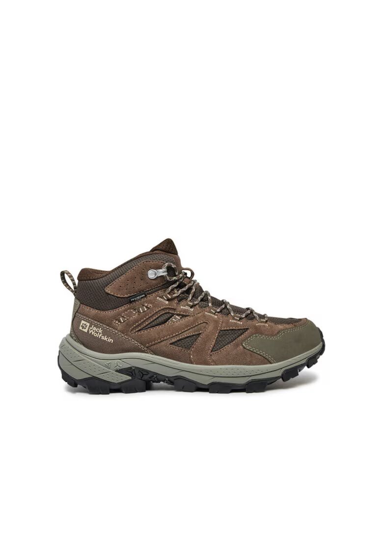 Jack Wolfskin Bocanci trekking barbati 303952723 - Piele ecologica - Maro - Maro