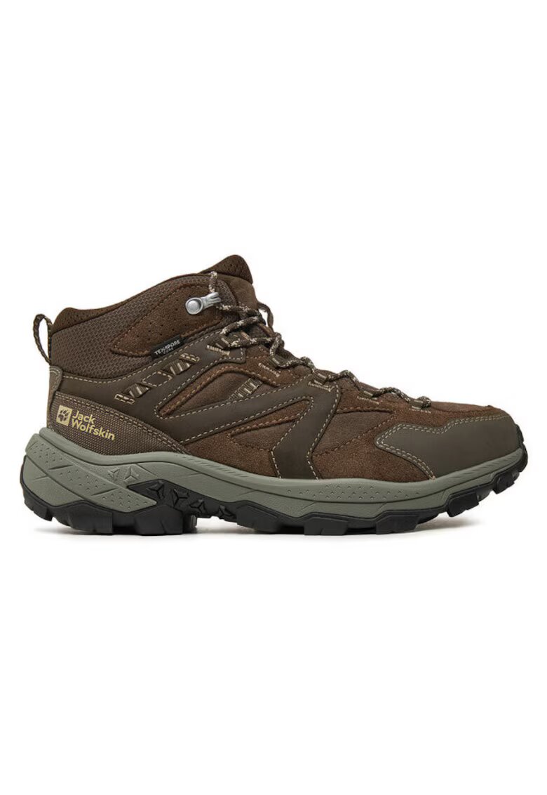 Jack Wolfskin Bocanci trekking barbati 304103551 - Piele naturala - Maro - Maro