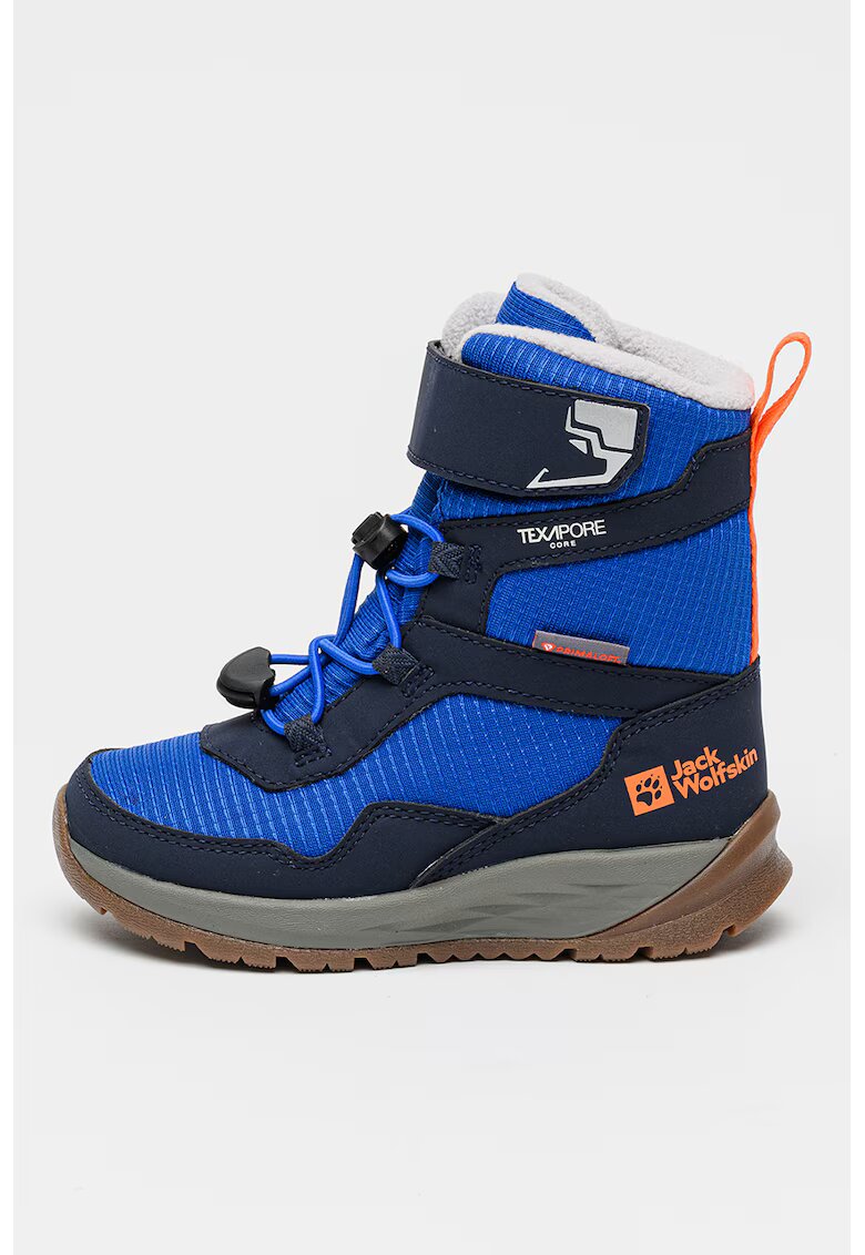 Jack Wolfskin Cizme de iarna medii Polar Bear Texapore - Albastru