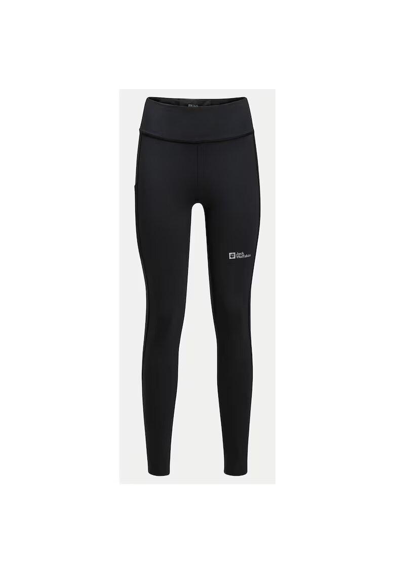 Jack Wolfskin Colanti dama 1508901 - Poliamida/Elastan - Negru - Negru