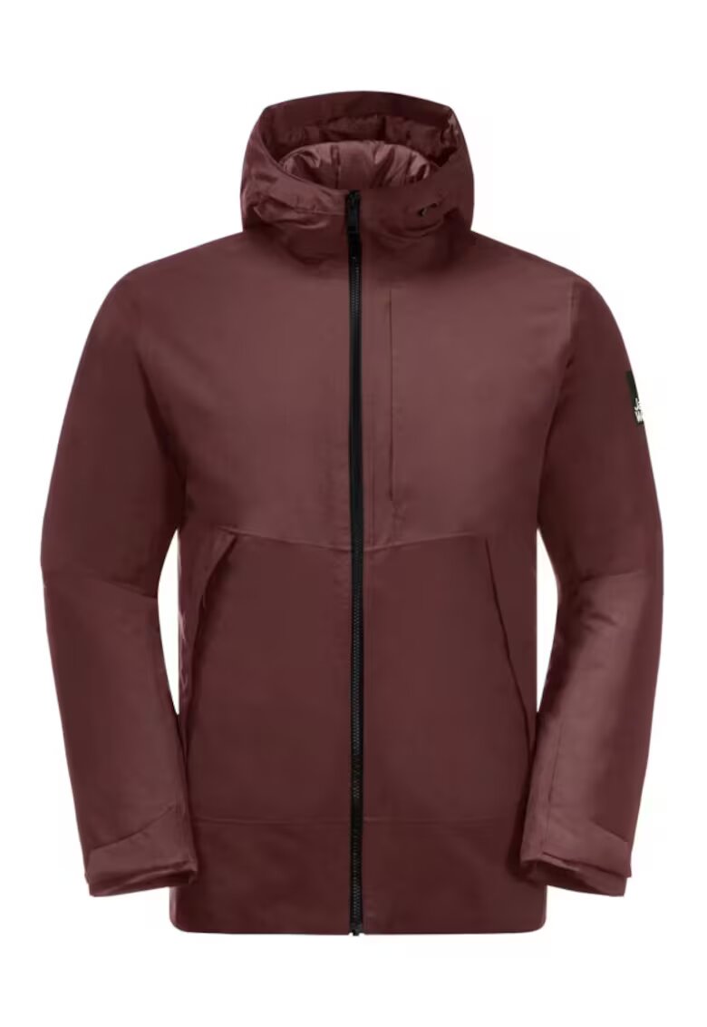 Jack Wolfskin Geaca barbati - Tempelhof - poliester - visiniu -