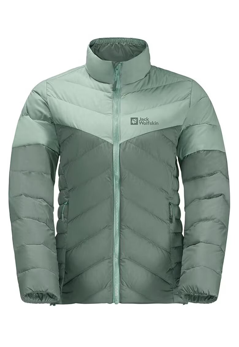 Jack Wolfskin Geaca cu umplutura cu puf de rata Tundra Down - Verde