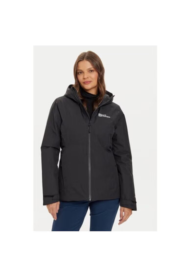 Jack Wolfskin Geaca dama - 303953645 - Poliester reciclat - Negru - Negru