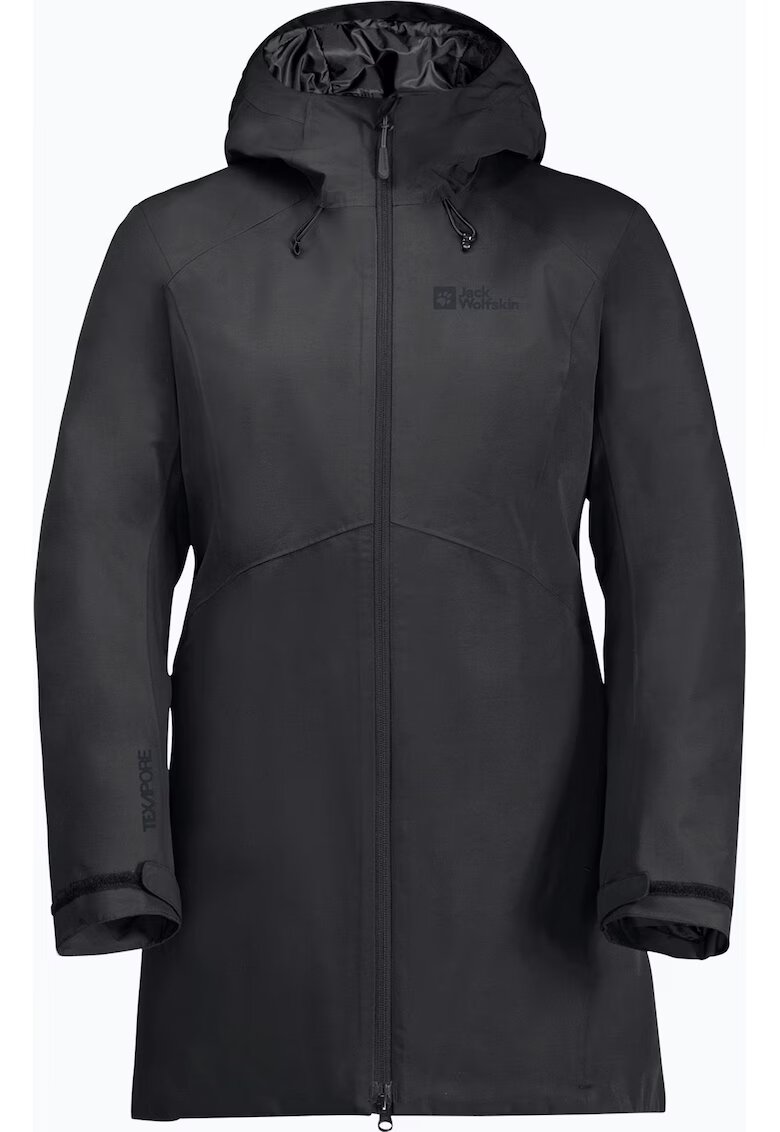Jack Wolfskin Geaca dama - Poliester - Negru - Negru