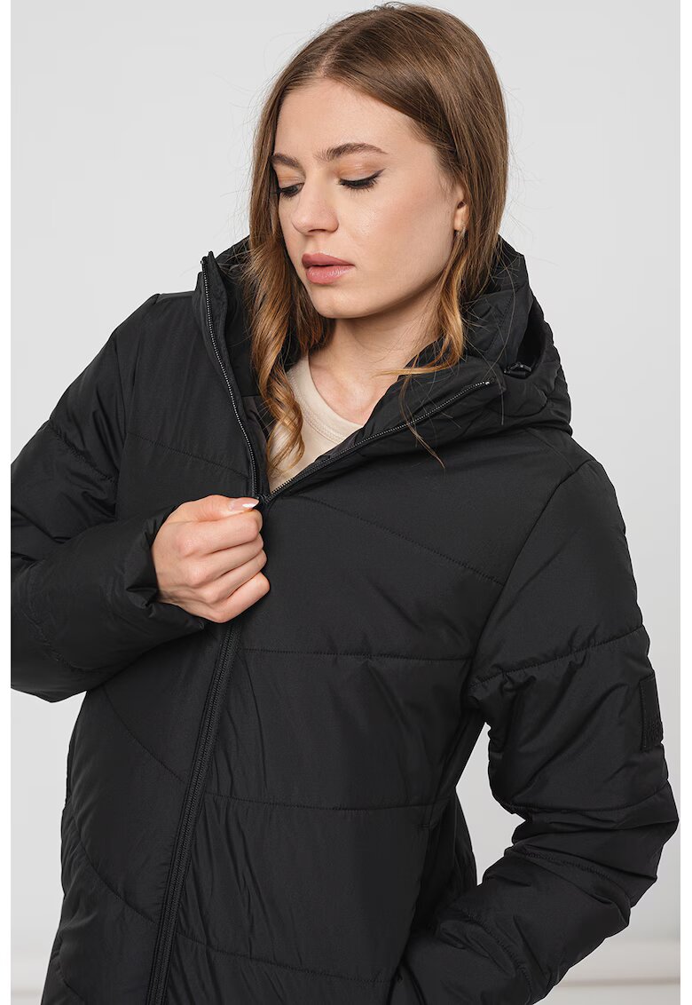 Jack Wolfskin Geaca lunga cu gluga Deutzer - Negru