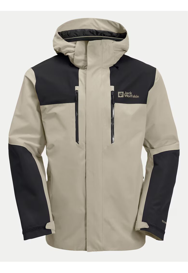 Jack Wolfskin Geaca pentru barbati - 1108373 4030 - poliester - bej/negru
