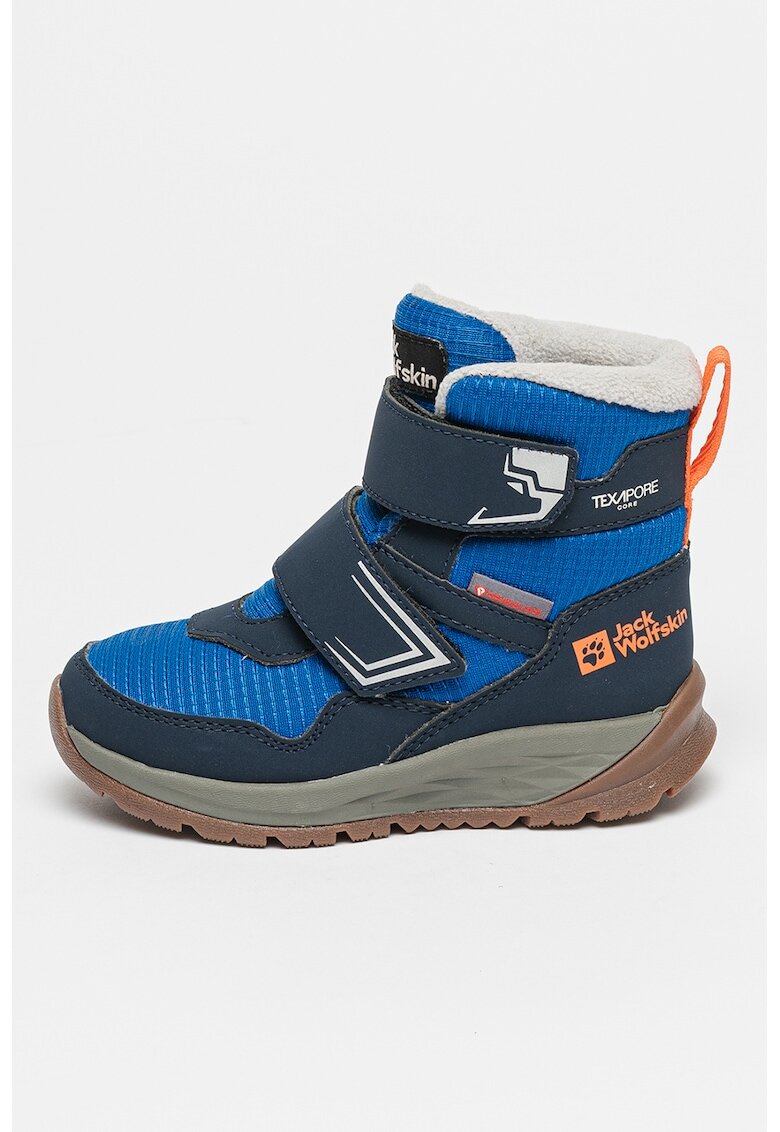 Jack Wolfskin Ghete cu velcro si garnituri textile - Albastru