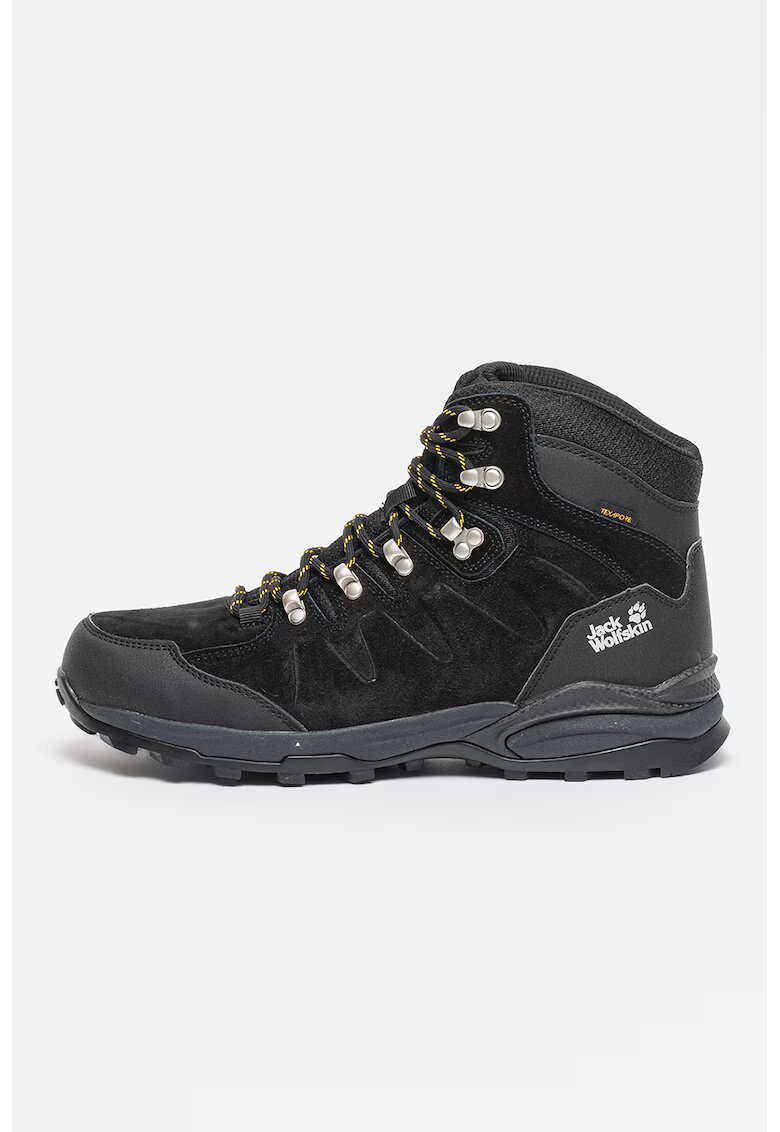 Jack Wolfskin Ghete de piele intoarsa - pentru drumetii Refugio Texapore - Negru