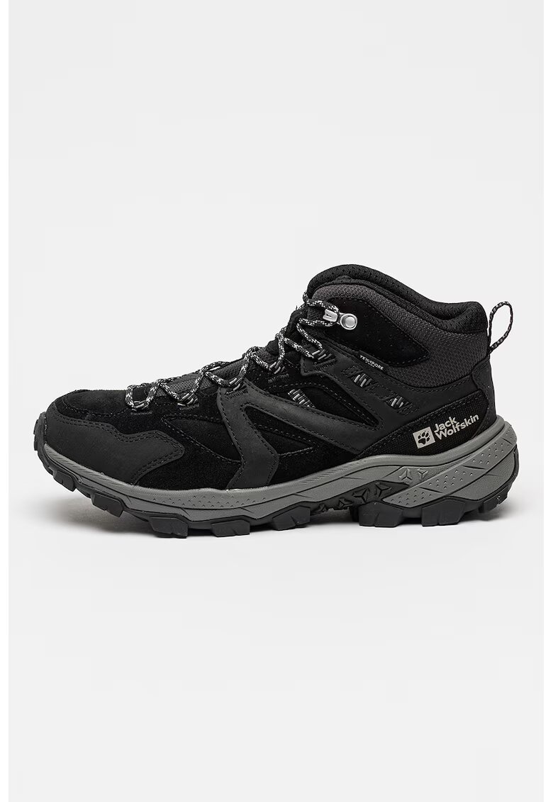 Jack Wolfskin Ghete pentru trekking Vojo Tour Lt Texapore - Negru/Gri inchis melange