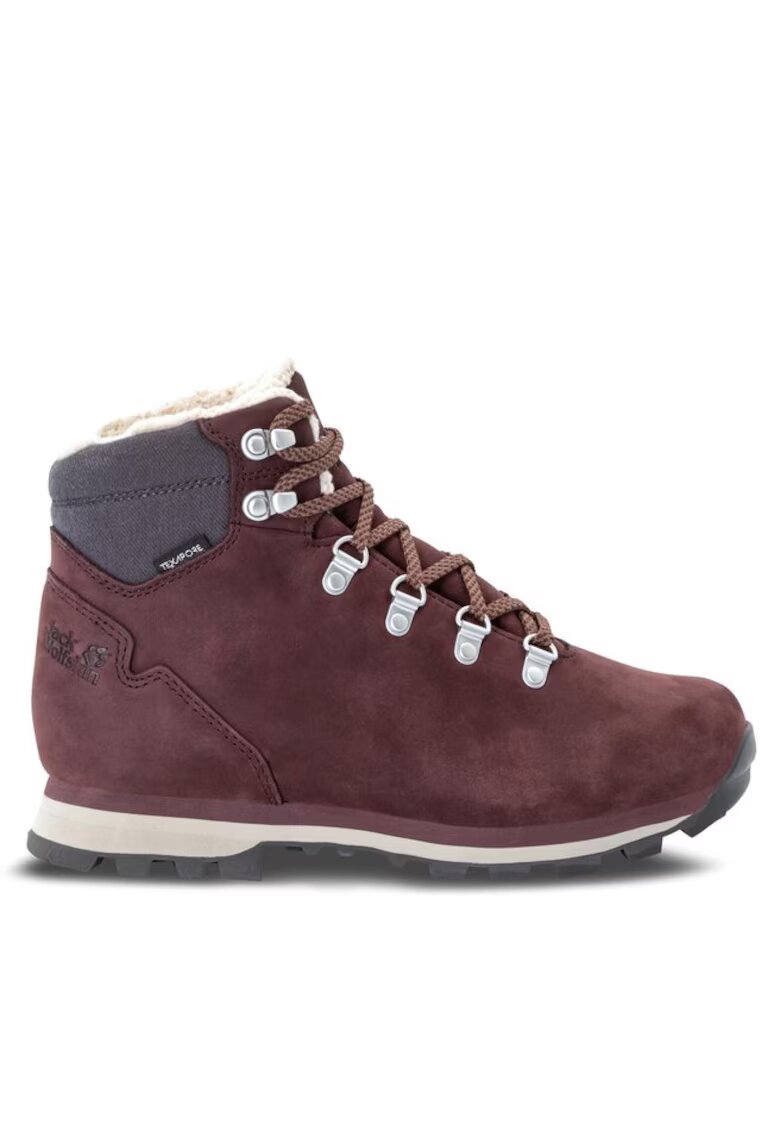 Jack Wolfskin Ghete si bocanci sport dama 303051938 - Piele naturala/Piele nabuc - Visiniu