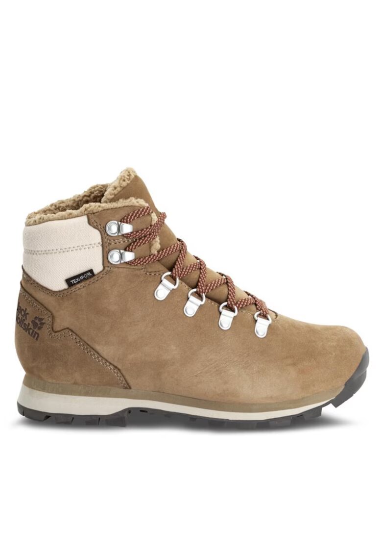 Jack Wolfskin Ghete si bocanci sport dama 303051969 - Piele naturala/Piele nabuc - Maro