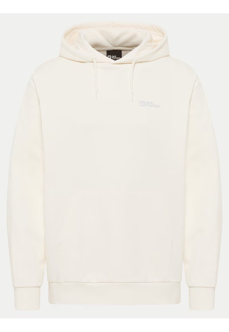 Jack Wolfskin Hanorc barbati A63872 - Bumbac organic - Ecru - Ecru