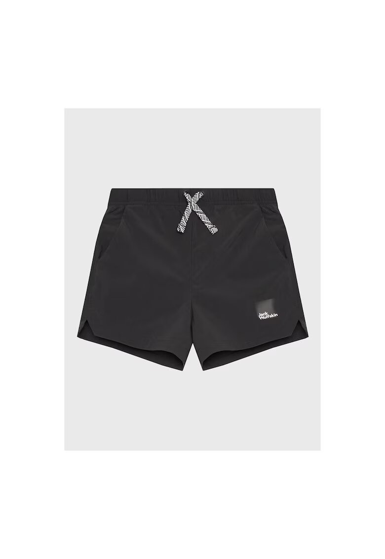 Jack Wolfskin Pantaloni scurti copii - Poliamida - Negru