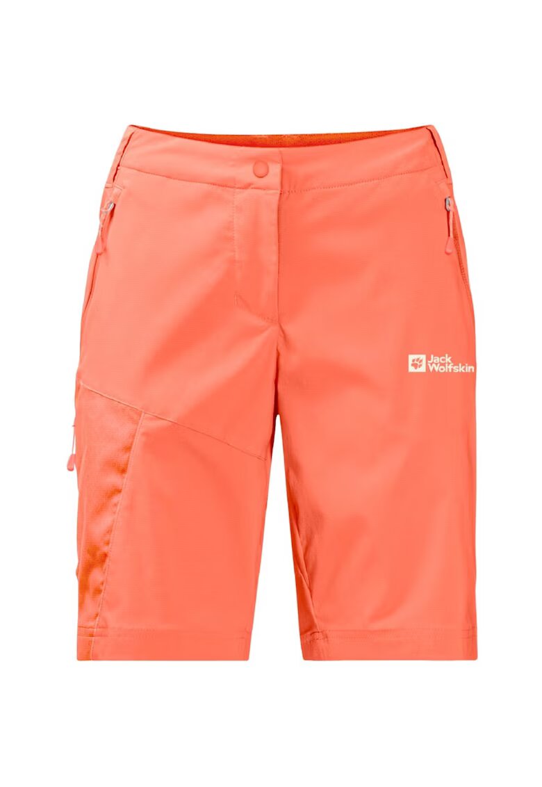 Jack Wolfskin Pantaloni scurti trekking dama Glastal-Portocaliu-