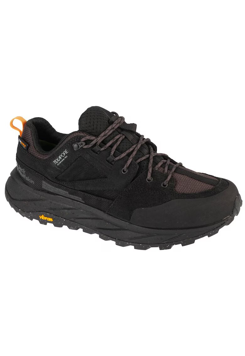 Jack Wolfskin Pantofi de trekking Terraquest Texas Low - Piele ecologica - Negru