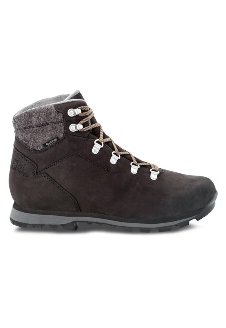 Jack Wolfskin Pantofi sport barbati 303051907 - Piele naturala/Piele nabuc - Gri - Gri
