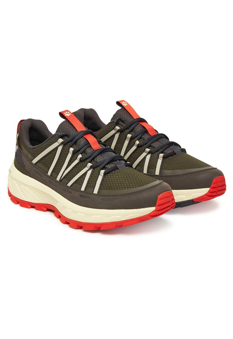 Jack Wolfskin Pantofi sport barbati - Obsidian Moss E0205 - verde - textil