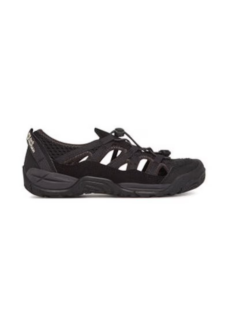 Jack Wolfskin Sandale baieti Textil Negru - Negru