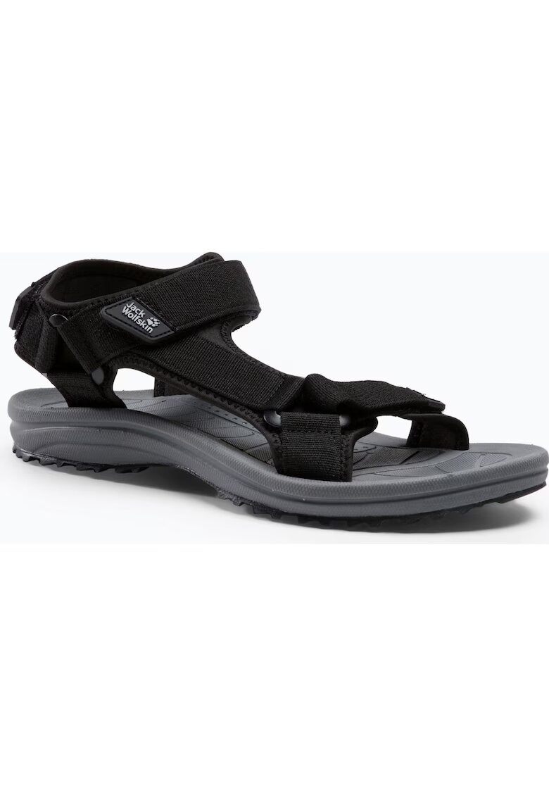 Jack Wolfskin Sandale de trekking pentru barbati - Material sintetic - Negru - Negru