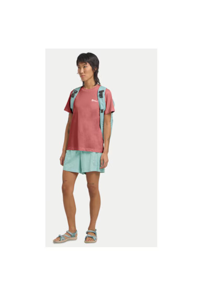 Jack Wolfskin Tricou dama 1808352 - Bumbac organic - Roz - Roz