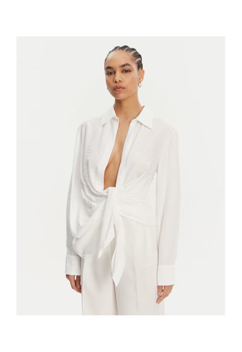 JACQUEMUS Camasa dama 21H213SH0021020 - Viscoza/Poliamida - Alb - Alb