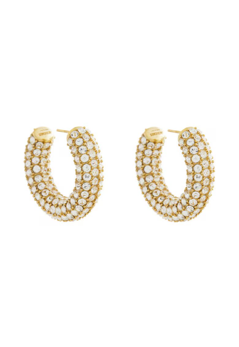 JACQUEMUS Cercei dama Light Gold 270 - 24E241JW668-5101