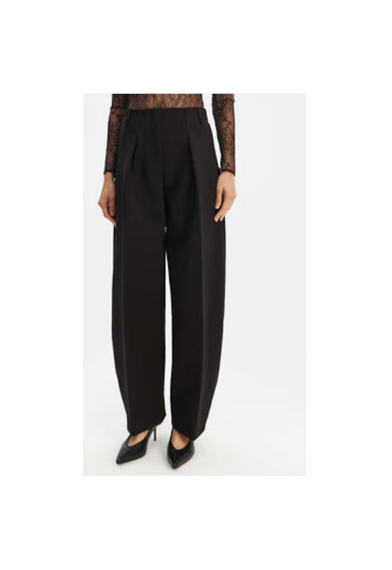 JACQUEMUS Pantaloni dama 24E241PA0791718 - Poliester/Viscoza - Negru - Negru