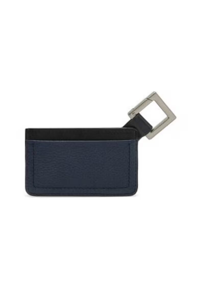 JACQUEMUS Portofel barbati - etui pentru carduri - piele - negru