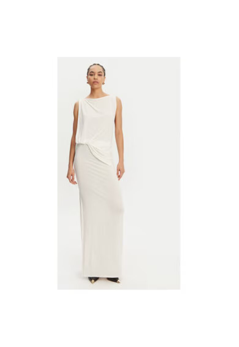 JACQUEMUS Rochie dama 25E251DR2302381 - Viscoza/Poliester - Alb - Alb