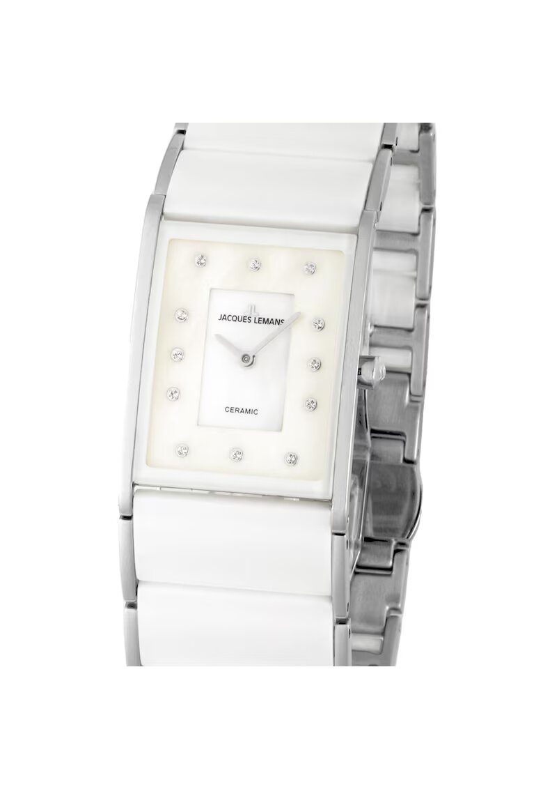 Jacques Lemans 1-1940G Dublin Ceramic ladies 24 x 28 mm
