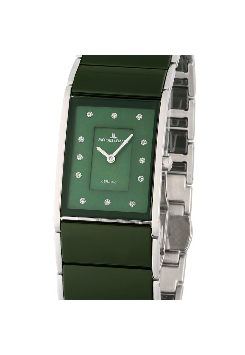 Jacques Lemans 1-1940I Dublin Ceramic ladies 24 x 28 mm