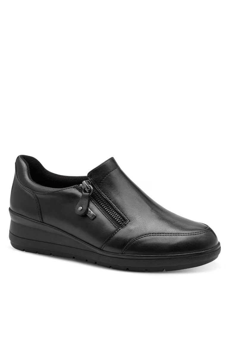 Jana Shoes Pantofi cu talpă joasă pentru femei Jana Jana din piele cu fermoar și membrană hidrofugă 24701-45-001 07667