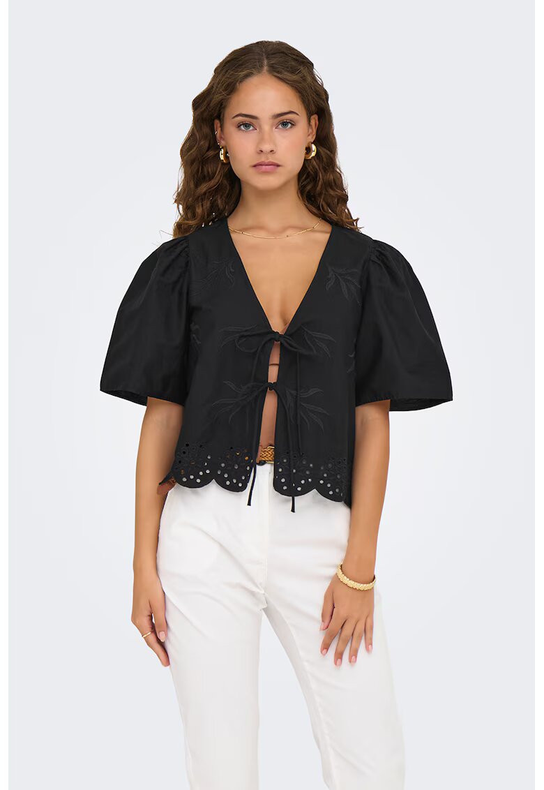 JdY Bluza uni cu maneci scurte