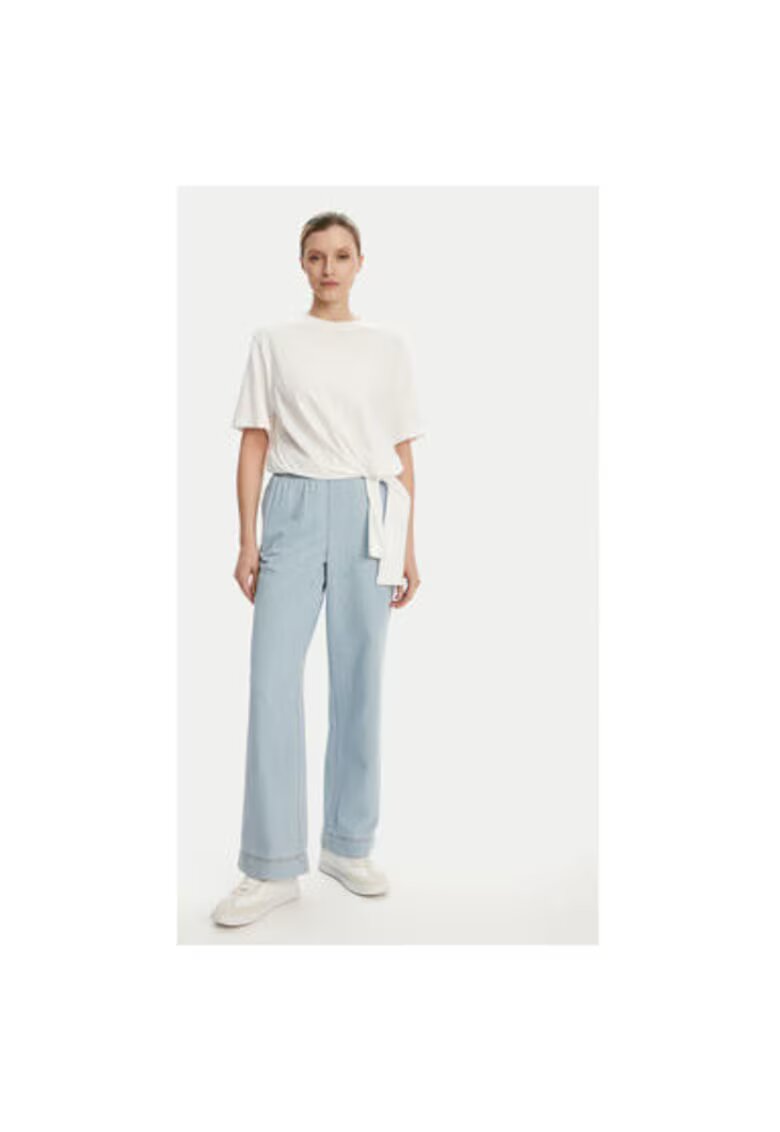 JdY Pantaloni dama 15353707 - Bumbac - Albastru - Albastru