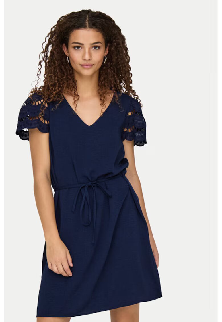 JdY Rochie dama - 304807060 - Poliester reciclat/Poliester - Albastru - Albastru