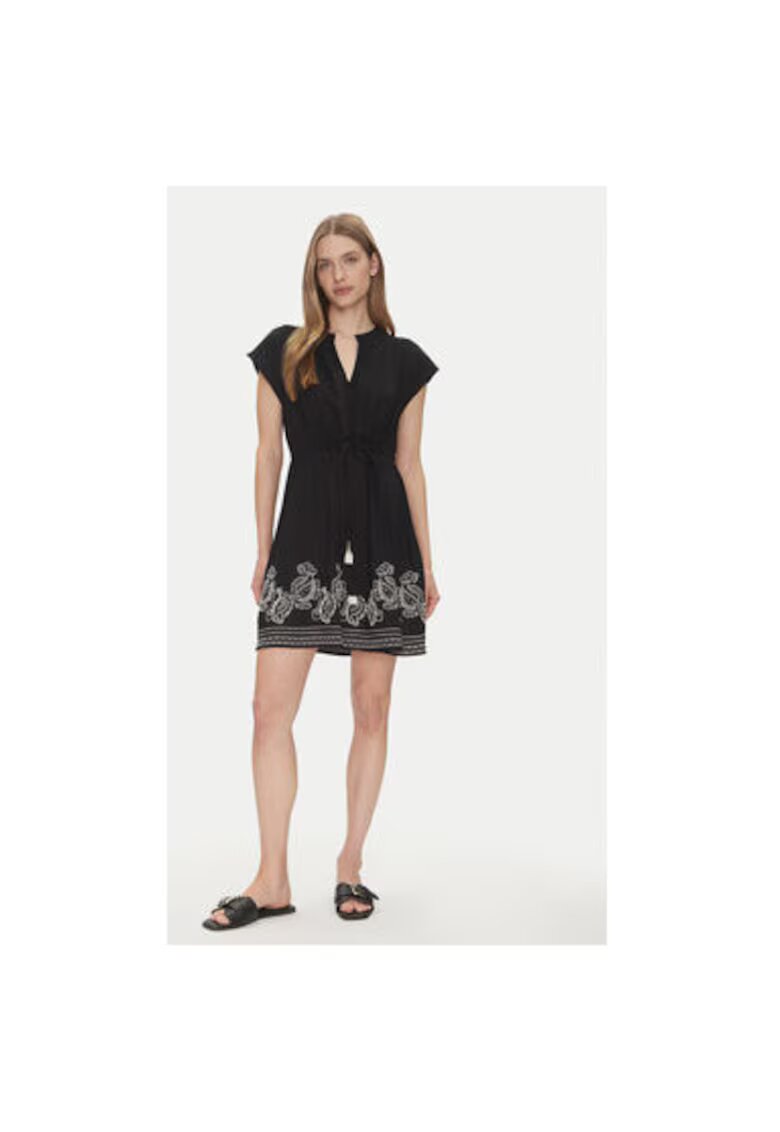 JdY Rochie de vara dama 15347077 - Sintetic - Negru