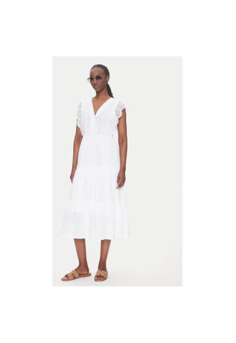 JdY Rochie de vara dama 15350748 - Bumbac - Alb