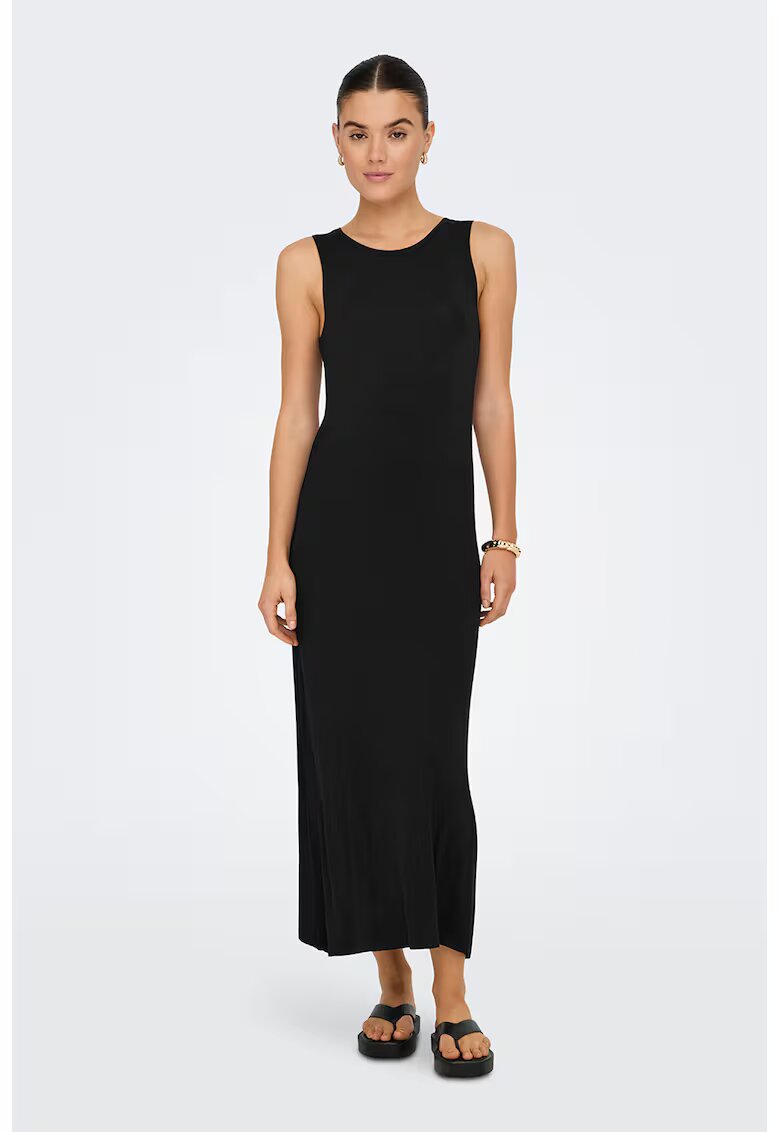 JdY Rochie midi cu model uni - fara maneci