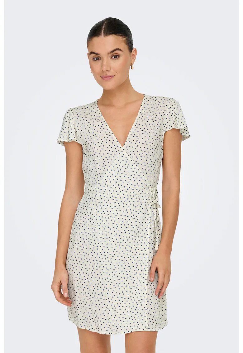 JdY Rochie petrecuta cu model abstract Sezen - Albastru/Crem