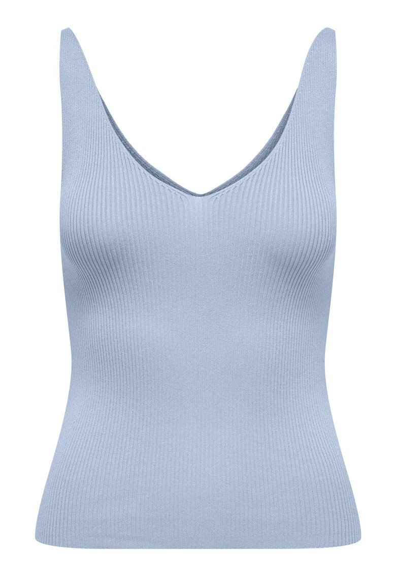 JdY Top dama 15180497 - Viscoza/Nylon - Albastru deschis - Albastru deschis