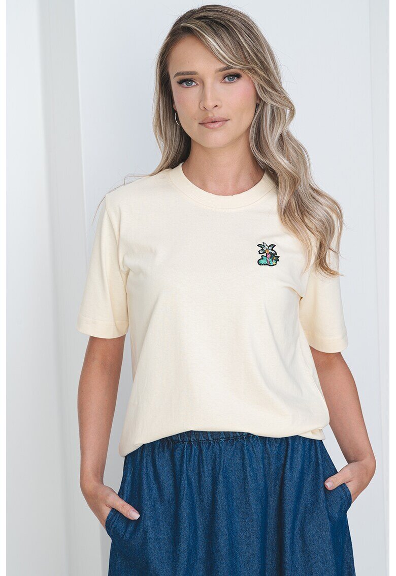 JdY Tricou cu design grafic Penny - Bej deschis