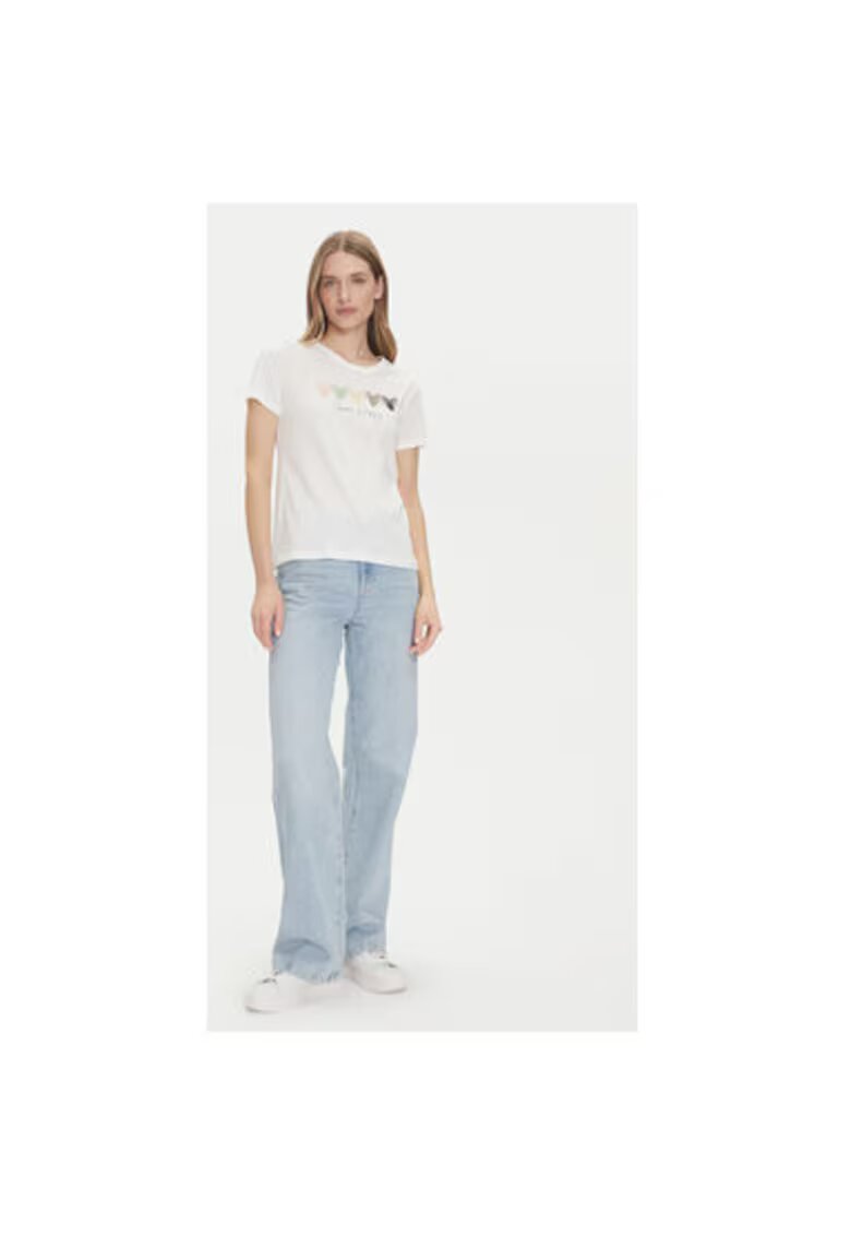 JdY Tricou dama 15311702 - Bumbac/Bumac reciclat - 76755 - Alb
