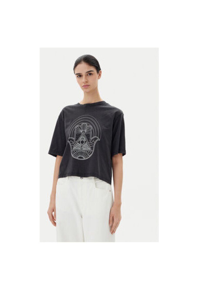JdY Tricou dama 15341561 - Bumbac - Negru - Negru
