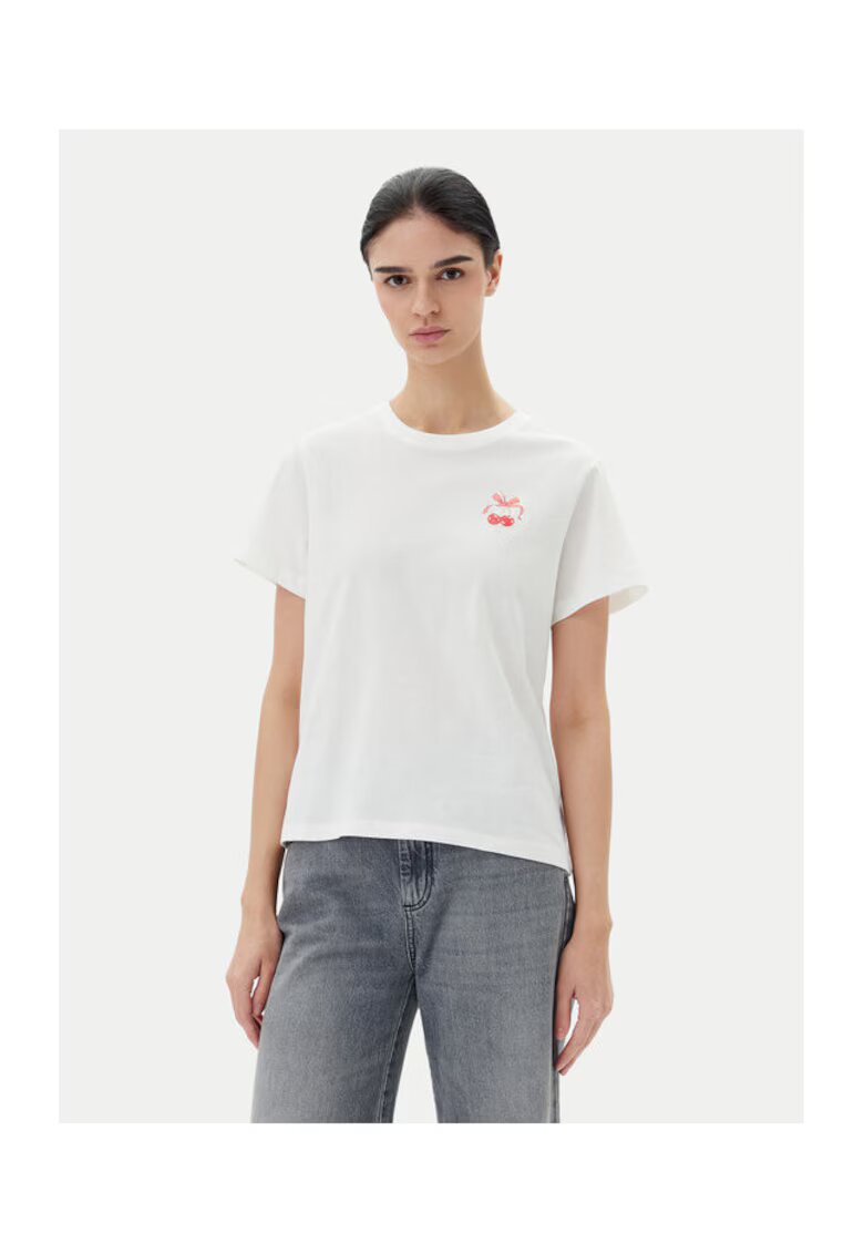 JdY Tricou dama 15348400 - Bumbac - 46794 - Alb