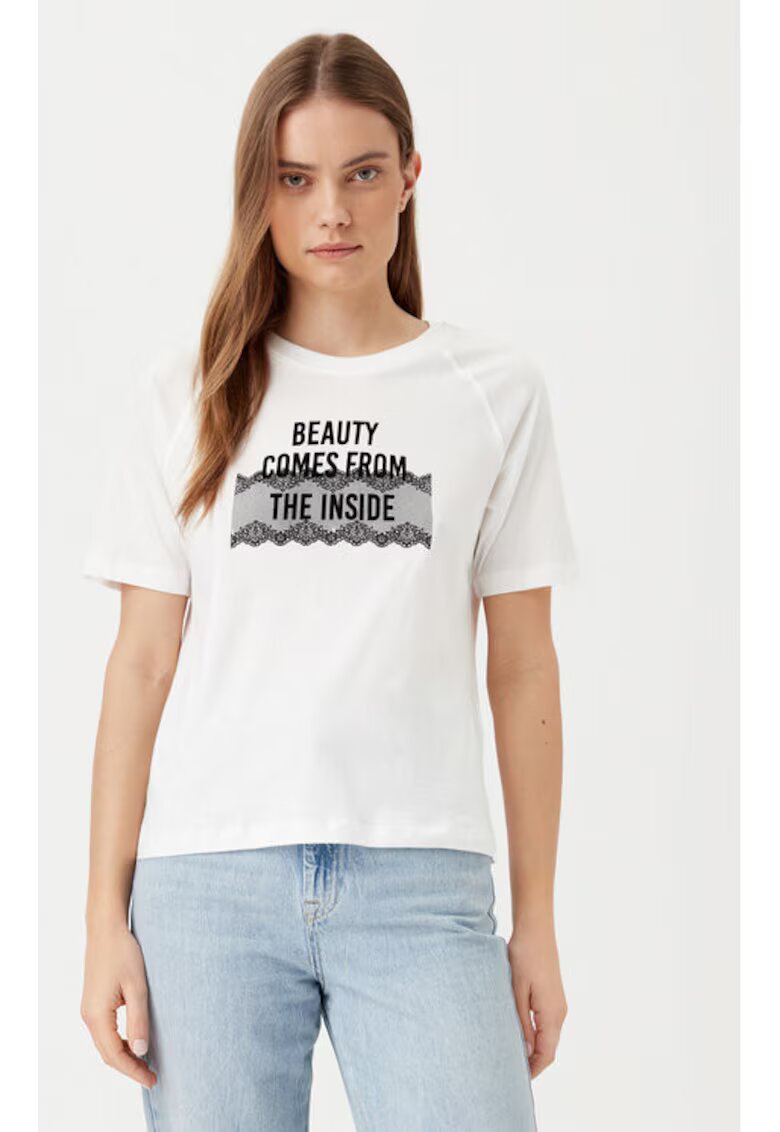 JdY Tricou dama - 304807091 - Bumbac - Alb - Alb